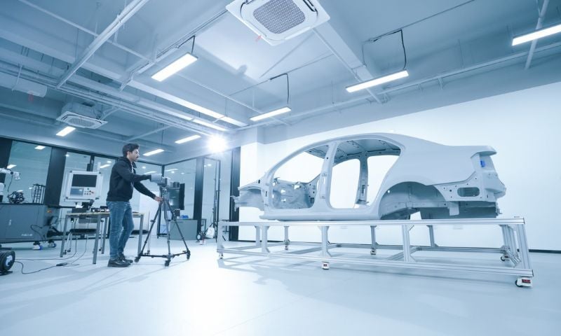 ispezione della saldatura nel settore automobilistico